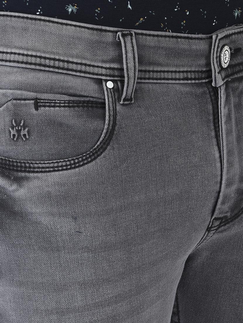 grey light washed denim jean - 18481187 - Zoom Image - 5
