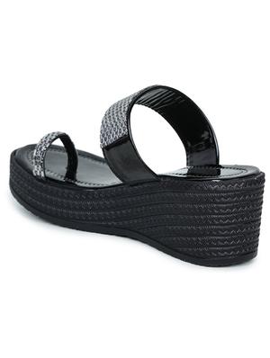 women embellished one toe wedge - 18482191 - Standard Image - 3