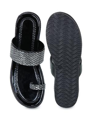 women embellished one toe wedge - 18482191 - Standard Image - 5