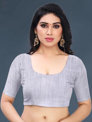 floral printed saree with blouse - 18489086 - Standard Image - 3