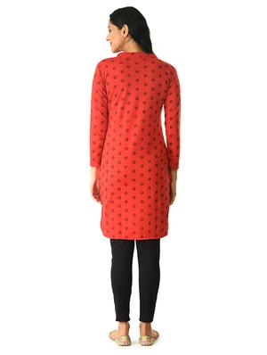 set of 2 printed straight kurta - 18491757 - Standard Image - 4