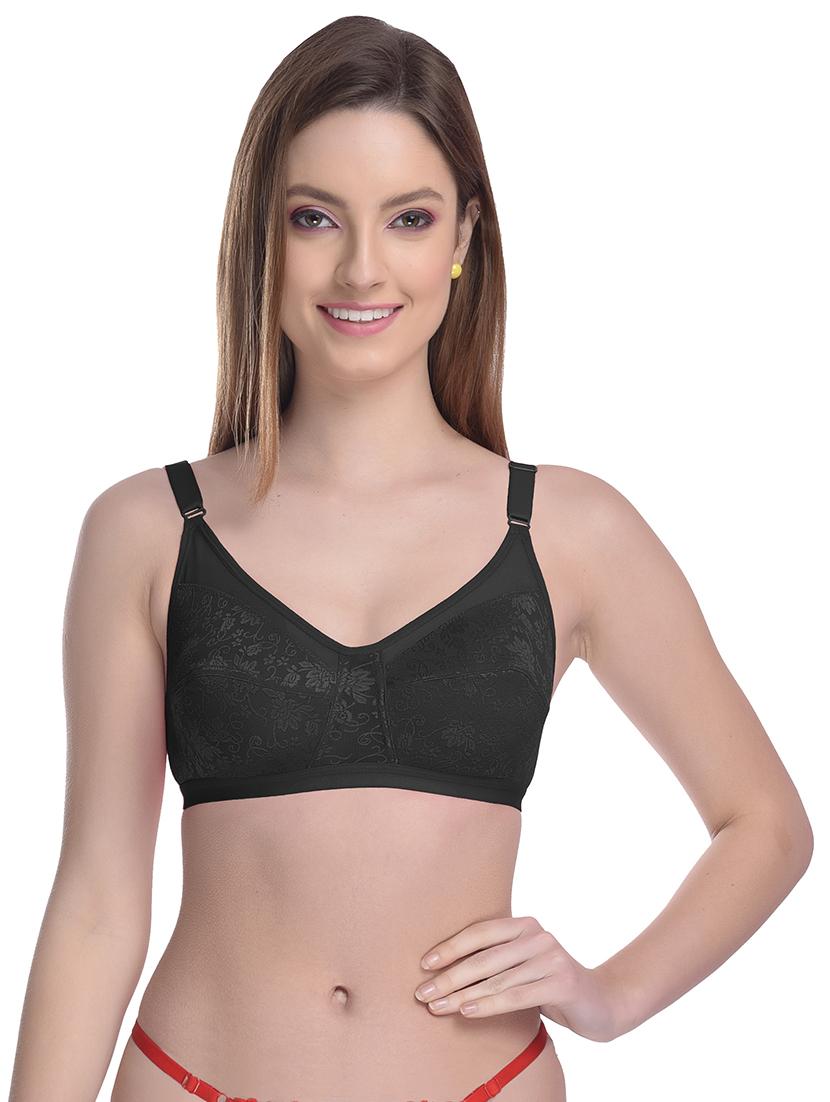 pack of 3 non padded regular bra - 18493085 - Zoom Image - 2