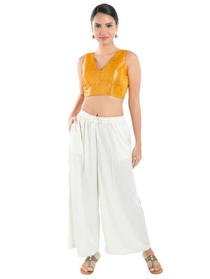v neck brocade blouse - 18493135 - Standard Image - 4