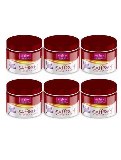 vi-john women saffron fairness cream advanced pack of 6 - 18498718 - Very Small Image - 1