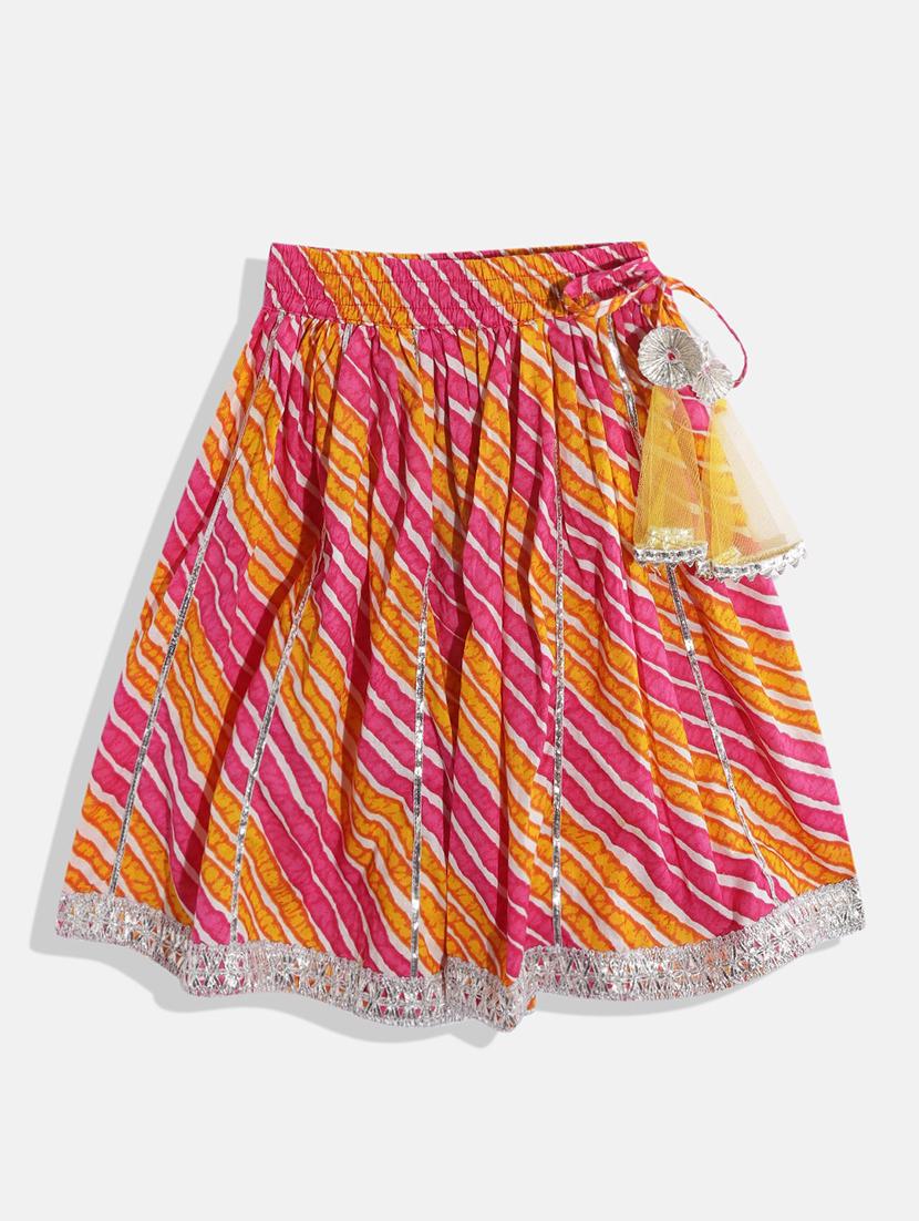 girls gota work lehenga choli set - 18502384 - Zoom Image - 3