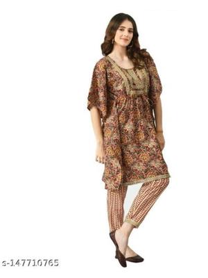 women kaftan kurti - 18502555 - Standard Image - 2