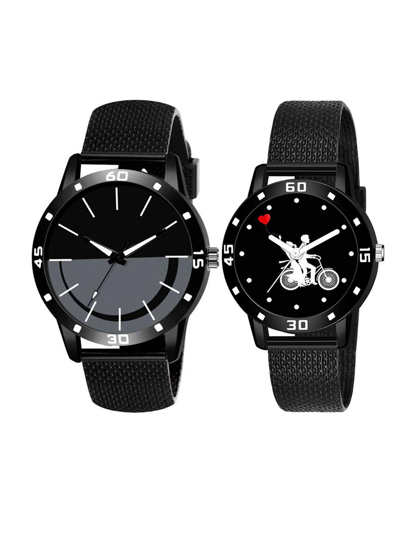 set of 2 men and women combo watches - 18503091 - Zoom Image - 1
