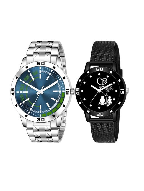 set of 2 men and women combo watches - 18503205 - Standard Image - 1