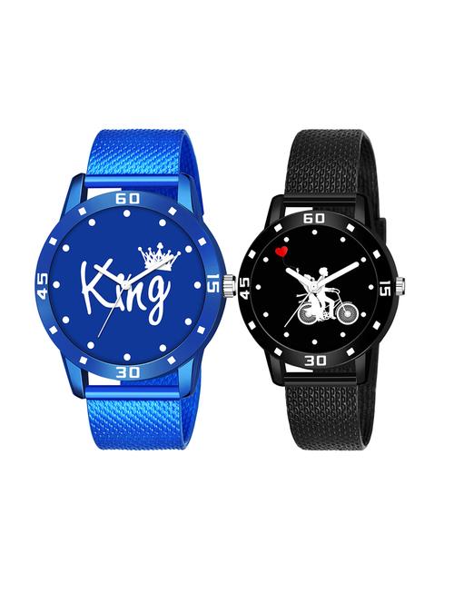 set of 2 men and women combo watches - 18503239 - Standard Image - 1