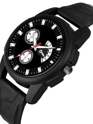 men watch 1220 aviyyo black in unique case with women watch 3038 sitting couple in black dial numeric case - 18503469 - Standard Image - 2