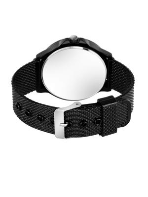men watch 497 black dial with brown design three kan case with women watch 3036 white you and me couple in black dial - 18503758 - Standard Image - 4