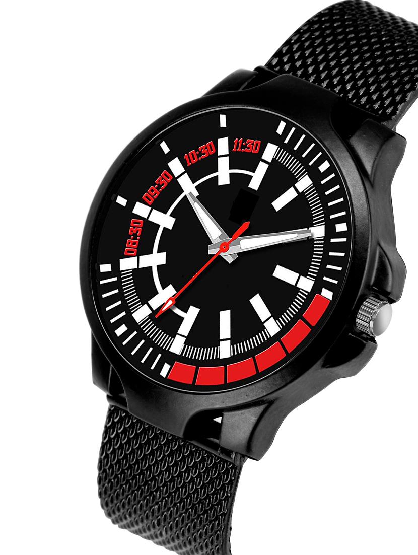 men watch 497 black dial with brown design three kan case with women watch 3036 white you and me couple in black dial - 18503758 - Zoom Image - 2