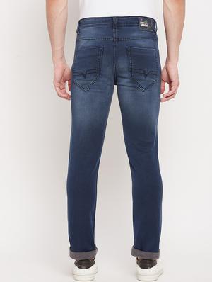 navy blue light washed denim jean - 18508012 - Standard Image - 3