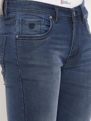 navy blue light washed denim jean - 18508012 - Standard Image - 5