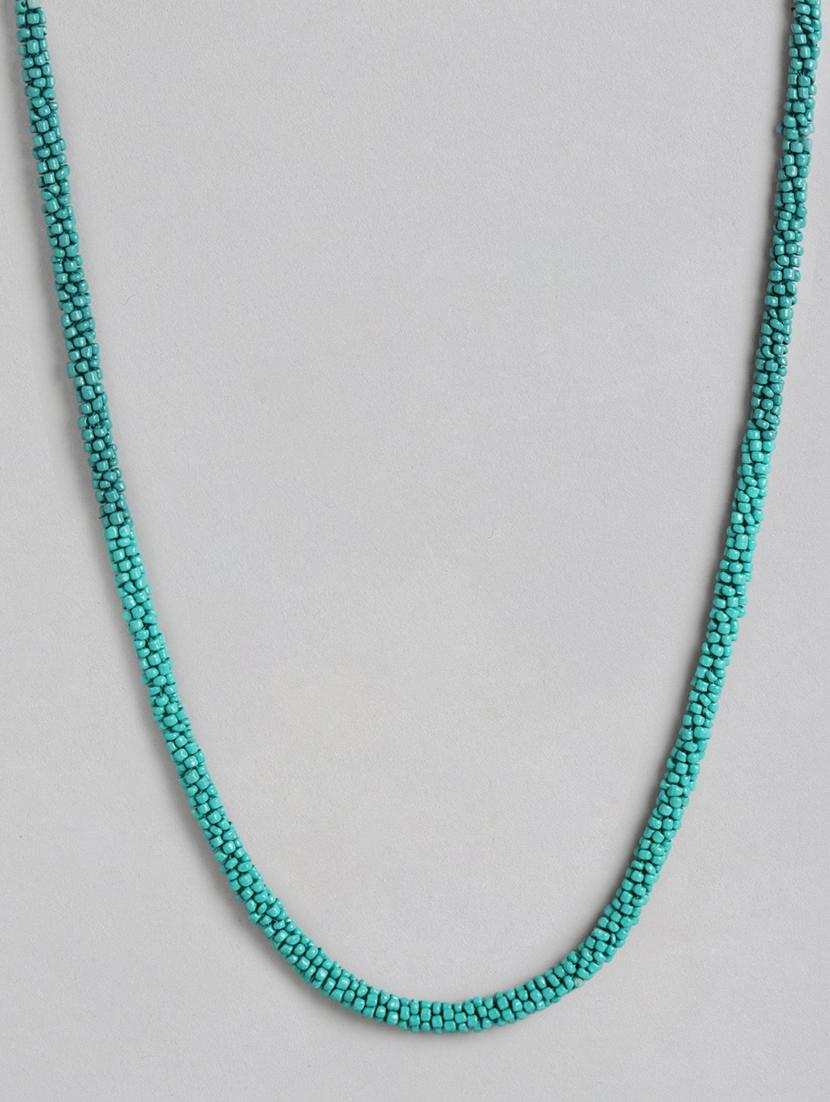 women green and blue minimal beaded necklace - 18509732 - Zoom Image - 2