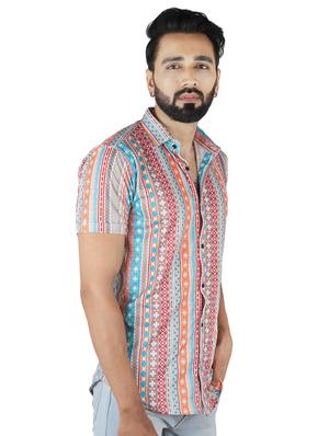 multi colored printed casual shirt - 18509871 - Standard Image - 2