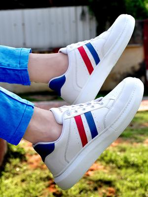 white suede lace up shoes - 18510427 - Standard Image - 4