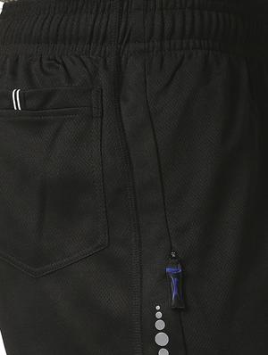 black solid joggers track pant - 18510442 - Standard Image - 5