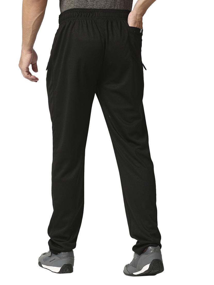 black solid joggers track pant - 18510442 - Zoom Image - 3