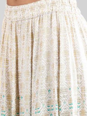 flared skirt with printed detail - 18511433 - Standard Image - 6