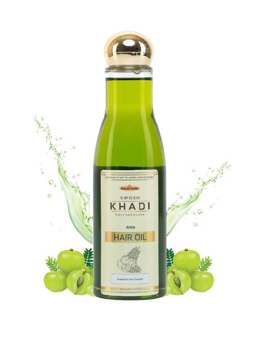women khadi amla bhringraj hair oil - 18512362 - Very Small Image - 1