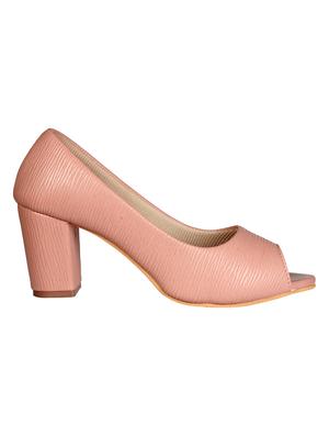 women pink slip on pump - 18512412 - Standard Image - 2