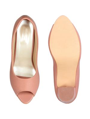 women pink slip on pump - 18512412 - Standard Image - 4