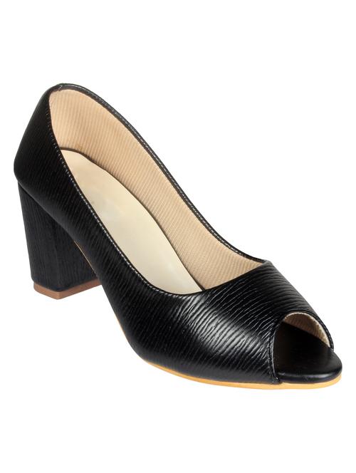 women black slip on pump - 18512413 - Standard Image - 1