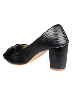 women black slip on pump - 18512413 - Standard Image - 3