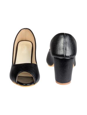 women black slip on pump - 18512413 - Standard Image - 4