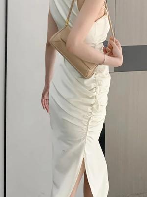 imported designer shoulder straps high low - 18515332 - Standard Image - 3