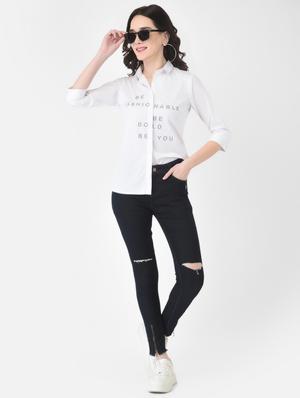 three quarter sleeved typographic shirt - 18515749 - Standard Image - 4
