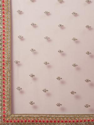embroidered semi-stitched lehenga choli with dupatta - 18515798 - Standard Image - 6