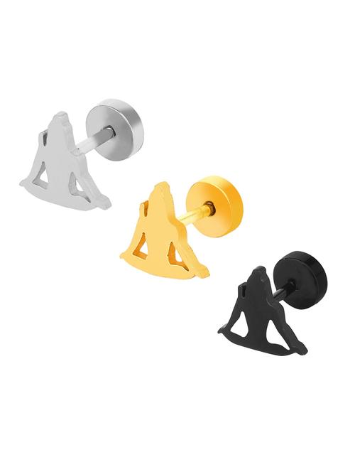 multi colored metal studs earring - 18516614 - Standard Image - 1