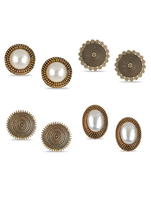 pack of 3 studs earring - 18516649 - Standard Image - 1