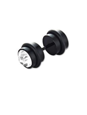 black stud earring - 18516651 - Standard Image - 2