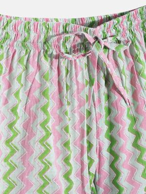 girls printed kurta sharara suit set - 18517012 - Standard Image - 6