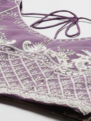 lehenga choli and dupatta with digital print & embroidery work - 18518625 - Standard Image - 4