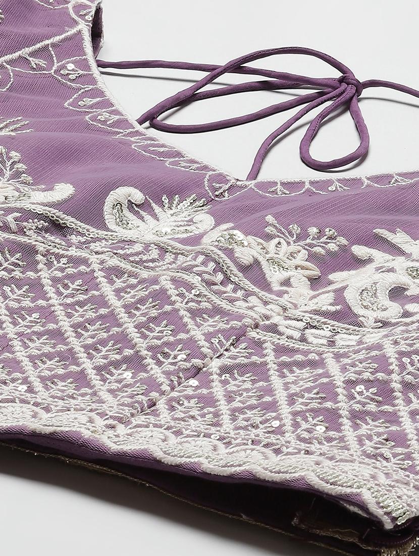 lehenga choli and dupatta with digital print & embroidery work - 18518625 - Zoom Image - 4