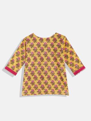 girls floral kurta sharara set - 18518645 - Standard Image - 2