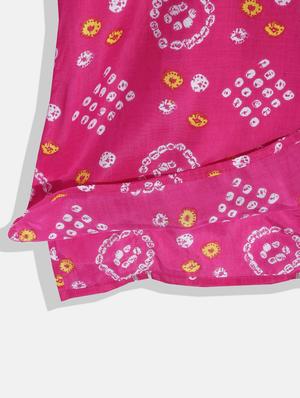 girls bandhani kurta sharara set - 18518646 - Standard Image - 4