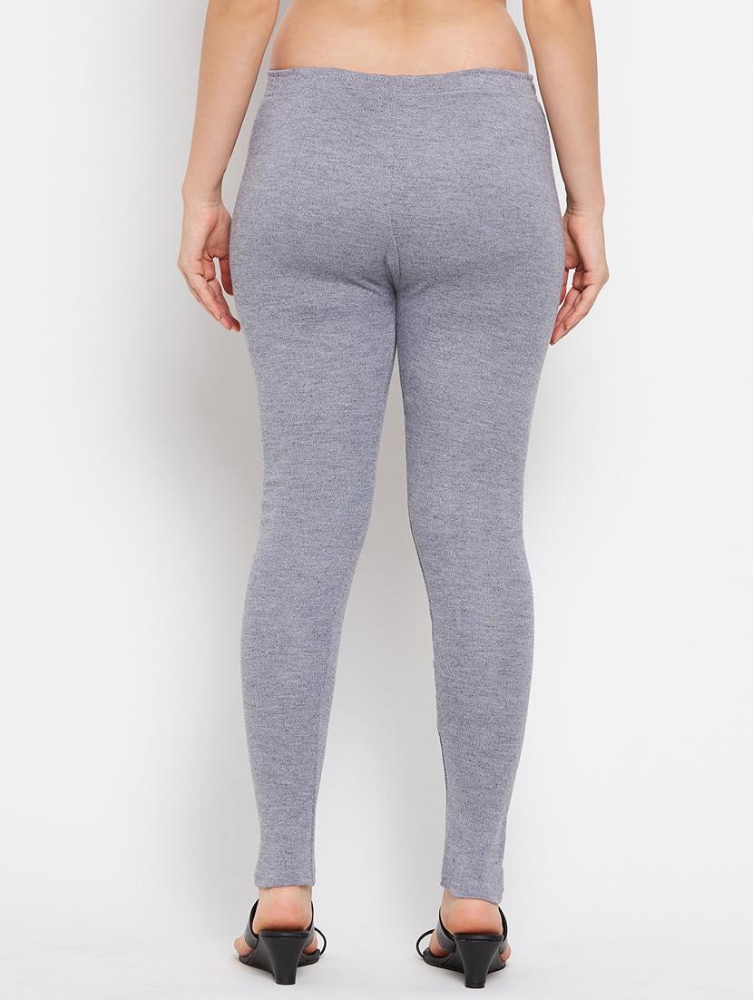 mid rise solid woolen legging - 18519362 - Zoom Image - 4