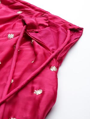embroidered semi-stitched lehenga choli with dupatta - 18519662 - Standard Image - 4