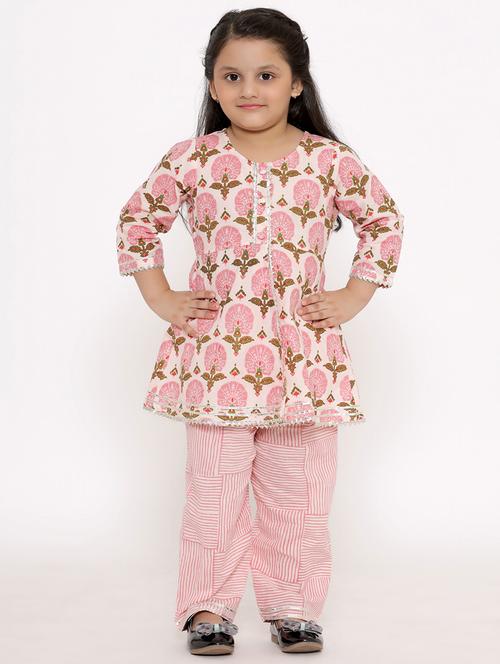 printed kurta pant set - 18519882 - Standard Image - 1