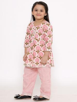 printed kurta pant set - 18519882 - Standard Image - 2