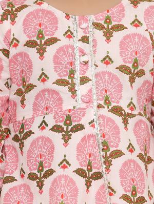 printed kurta pant set - 18519882 - Standard Image - 4