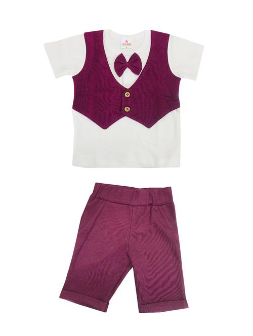 boys purple solid suit sets - 18520863 - Very Small Image - 1
