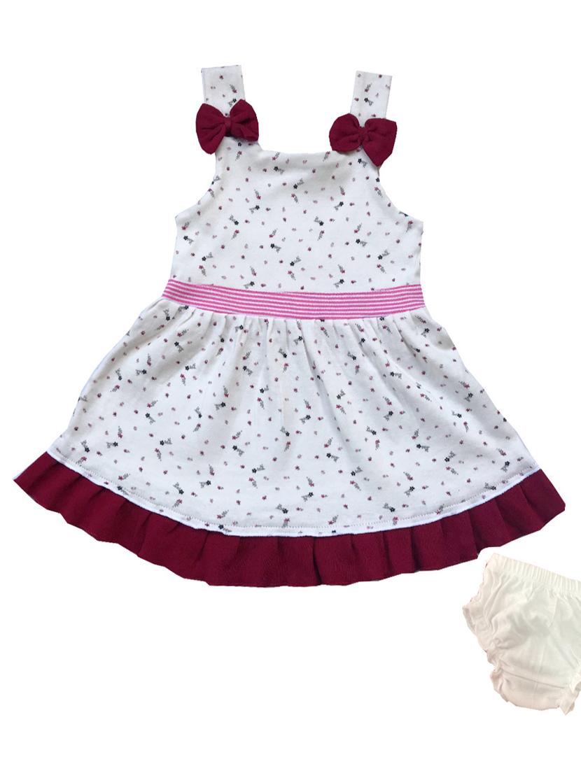 girls shoulder strap sleeveless frock