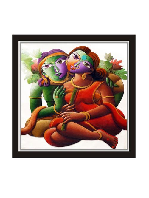 wall decal art prints on mdf board for decor (12x12 inches) unframed & without glass - 18520983 - Standard Image - 1