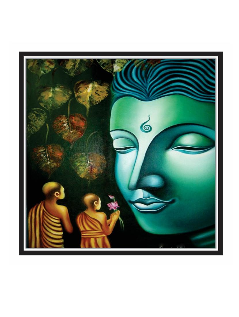 wall decal art prints on mdf board for decor (12x12 inches) unframed & without glass - 18521078 - Zoom Image - 1